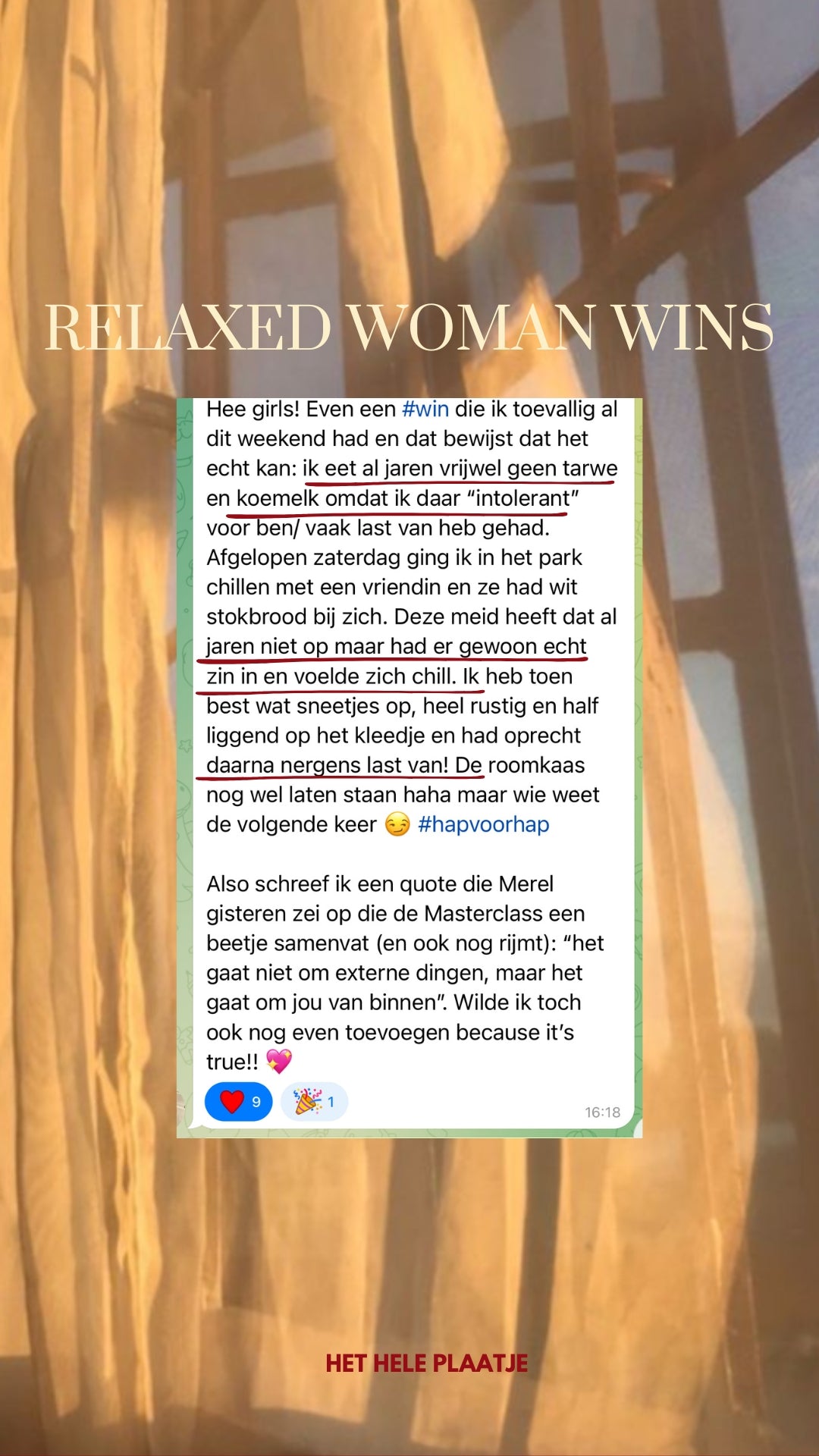 Van Restrictie naar Ruimte: Gezondheid op de #relaxedwomanway